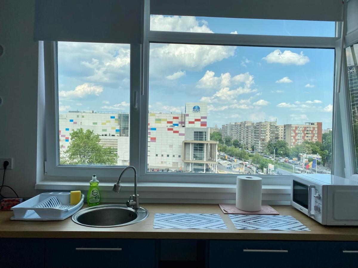 Plaza View Studio Bukurešť Exteriér fotografie